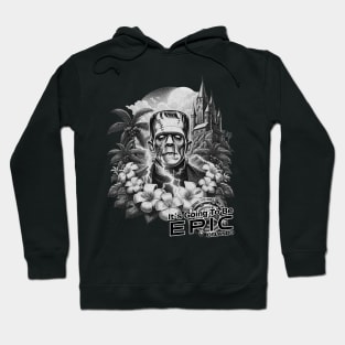 Frankenstein It's gonna be Epic Orlando Black and White Hoodie